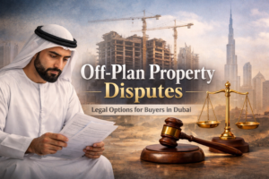 Off-Plan Property Disputes in Dubai – Legal Options for Buyers