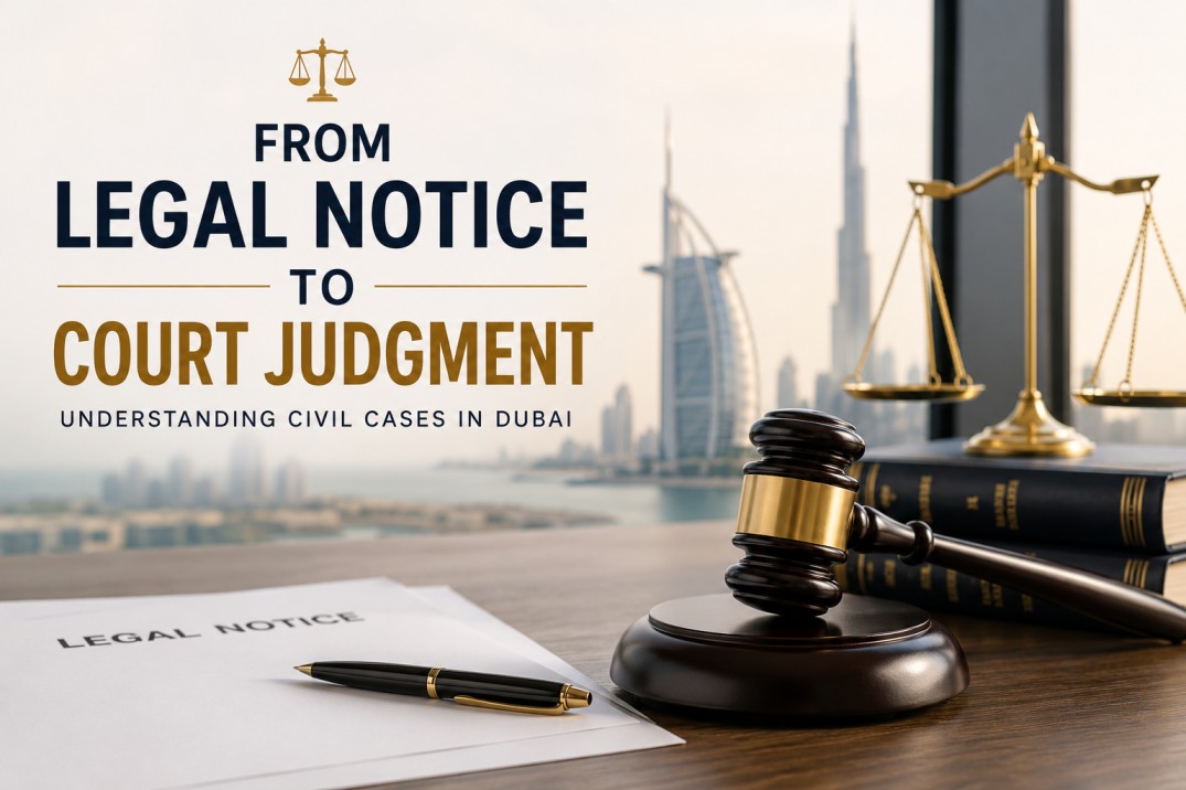 From Legal Notice to Court Judgment Understanding Civil Cases in Dubai
