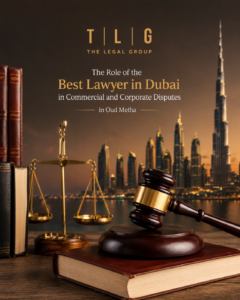 Professional legal consultation showing business executives discussing commercial and corporate disputes with the Best Lawyer in Dubai in Oud Metha.