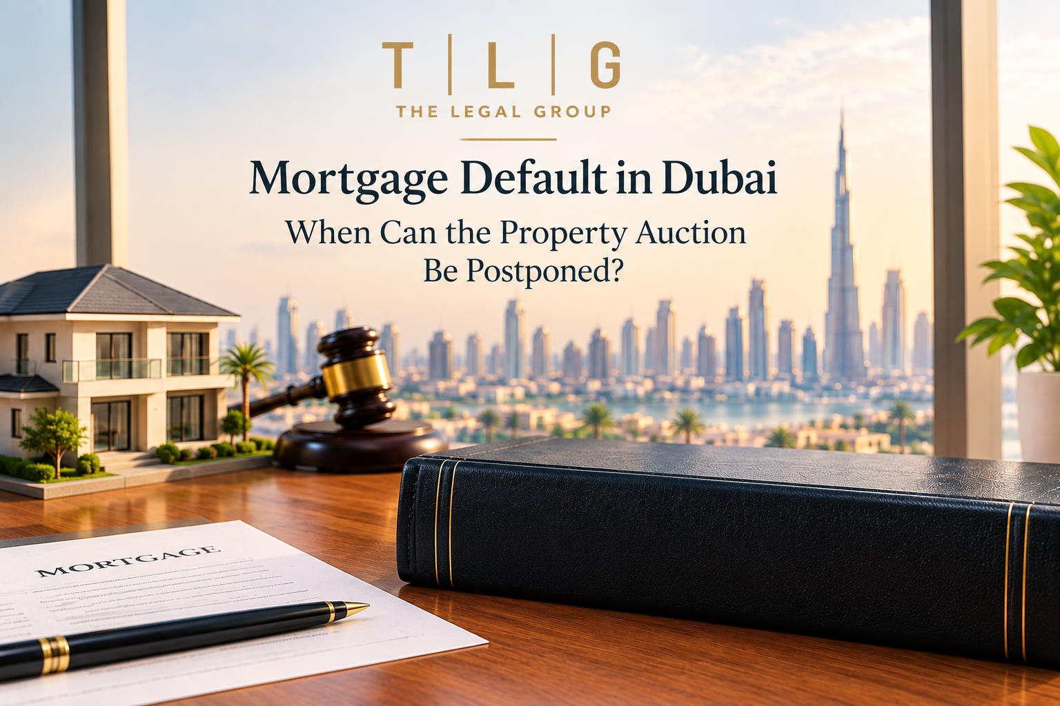 Mortgage default and property auction postponement in Dubai
