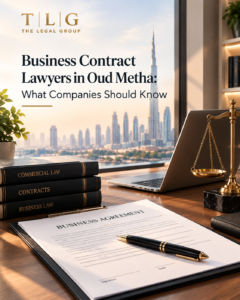 Business contract lawyers in Oud Metha helping companies with commercial agreements