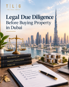 Legal due diligence before buying property in Dubai