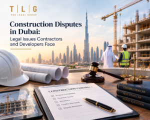 Construction disputes in Dubai involving contractors, developers, construction contracts and legal guidance