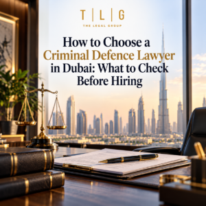 Criminal defence lawyer in Dubai – tips for choosing the right legal representation.