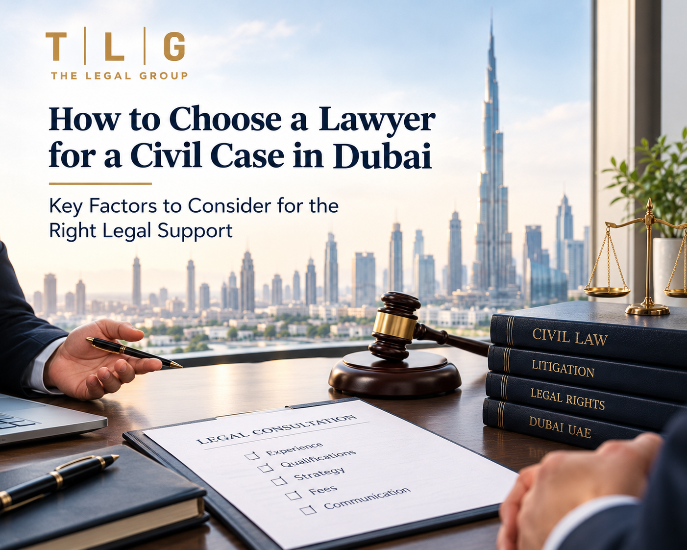 How to Choose a Lawyer for a Civil Case in Dubai