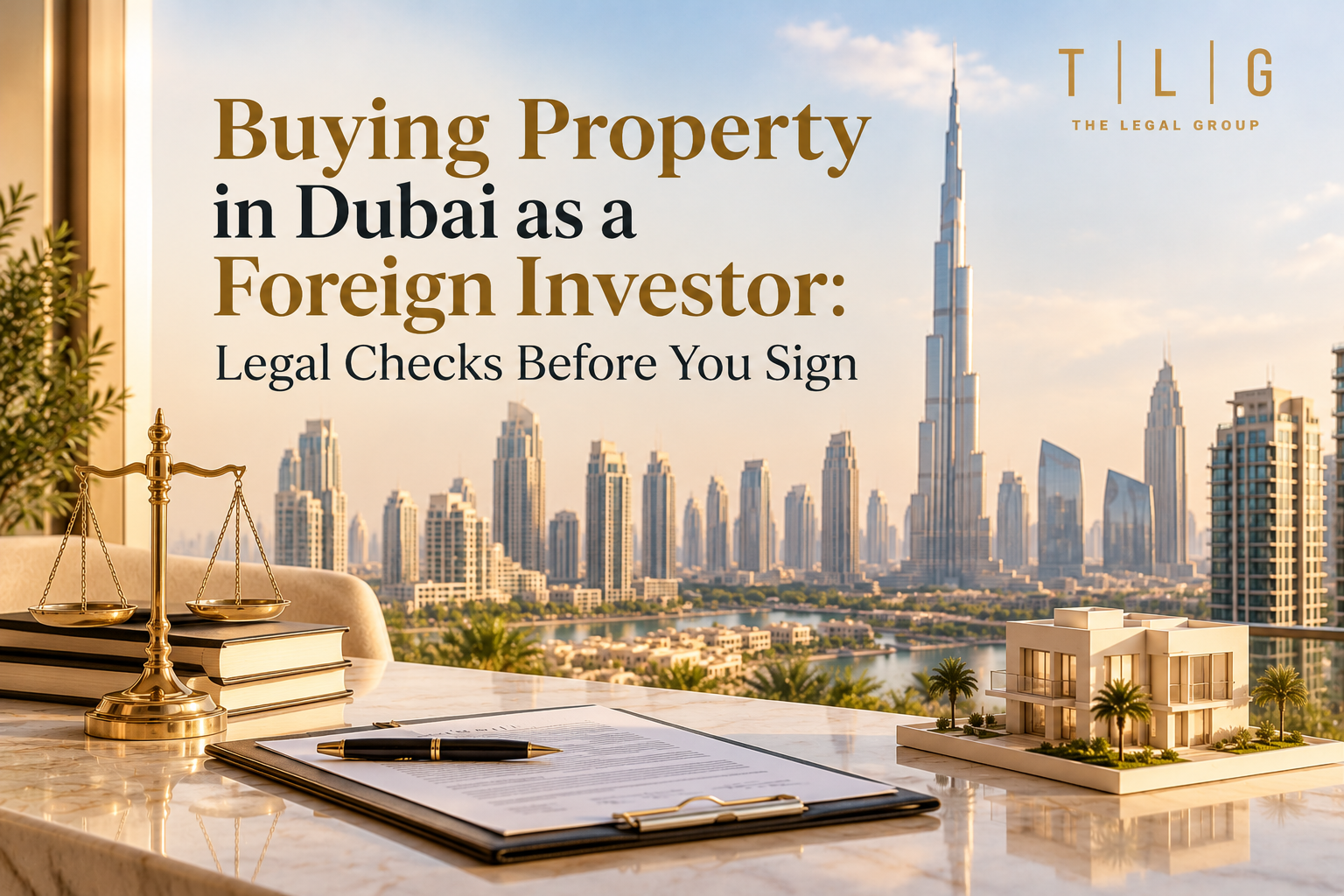 Buying Property in Dubai as a Foreign Investor: Legal Checks Before You Sign